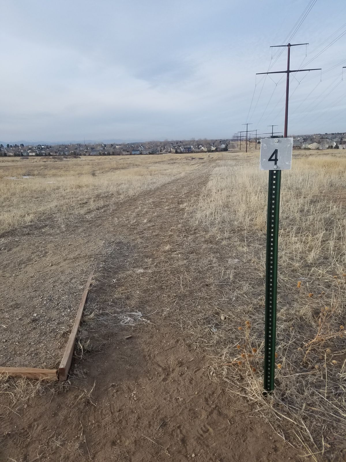 Hole #4, tee box us across the road...hole is straight.