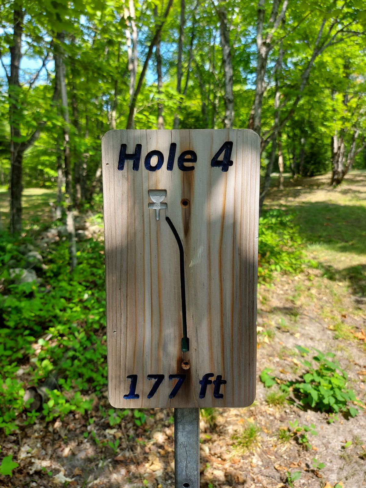 Hole sign #4.👍🍁☘👍