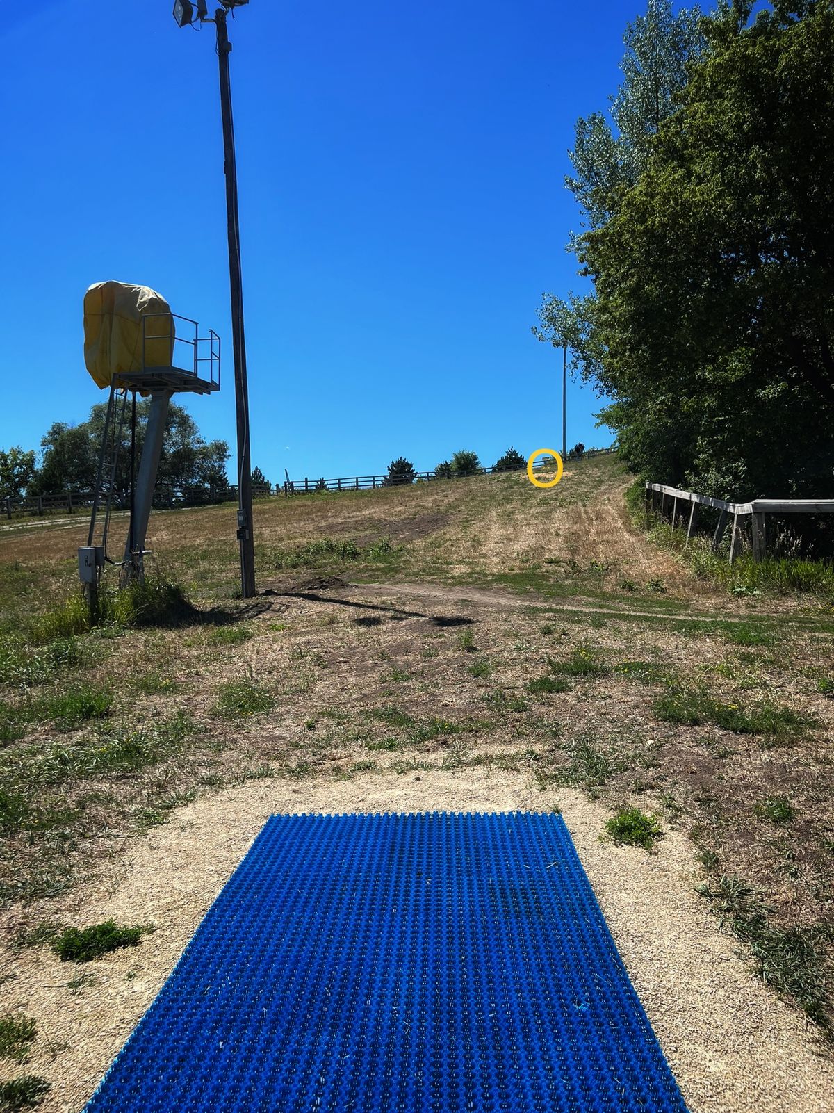 Hole 13 - Another uphill shot that may require you to disc up.
