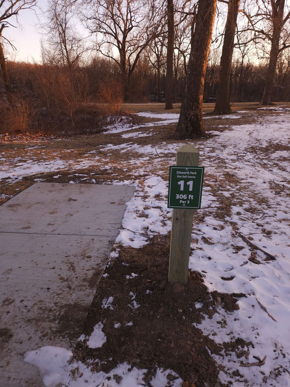 From the tee pad