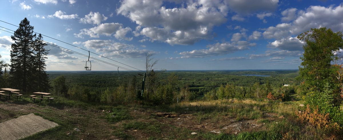 The view from the chairs