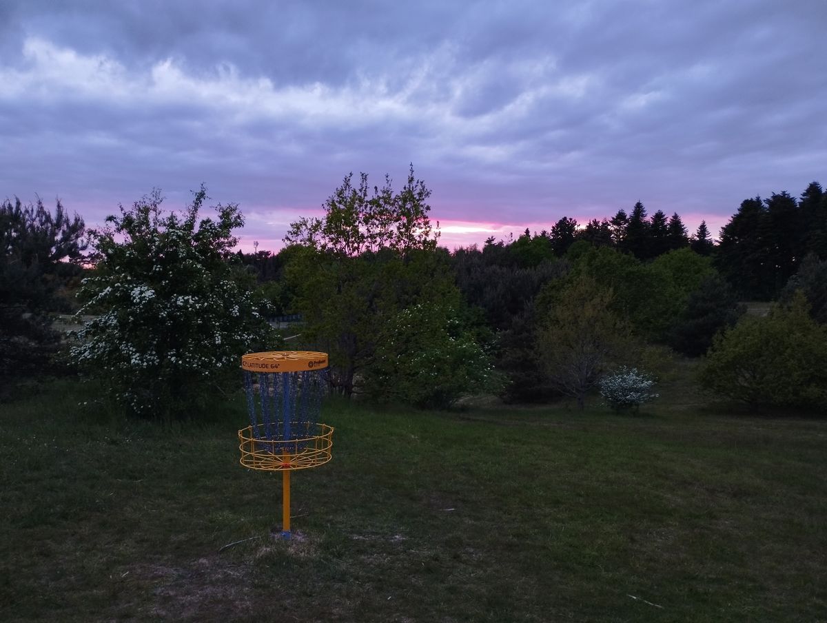 4th Basket at late sunset