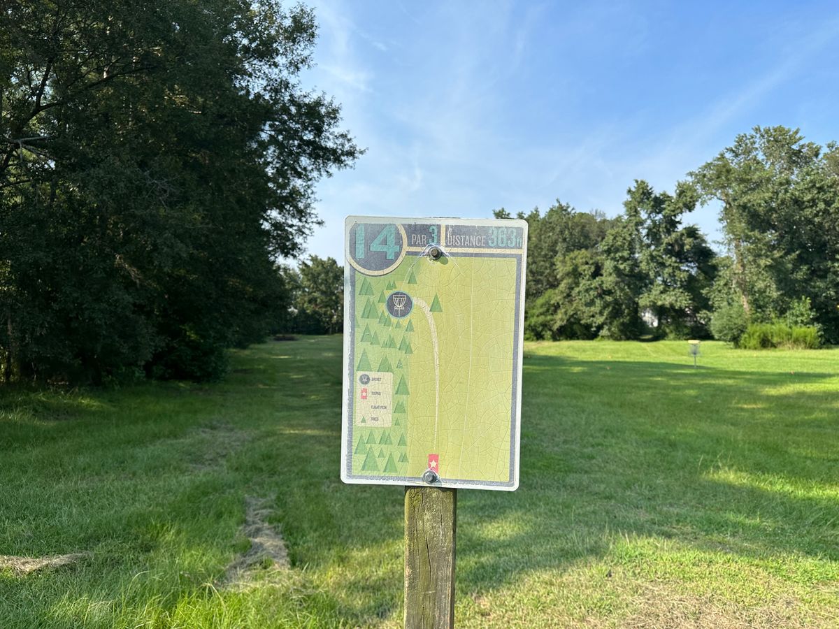 Hole 14 Sign