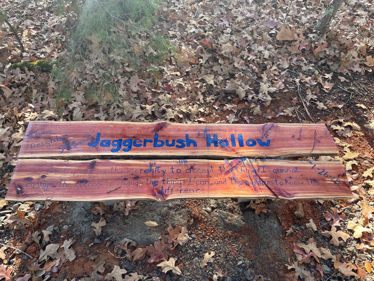 My fav bench on the course 💪