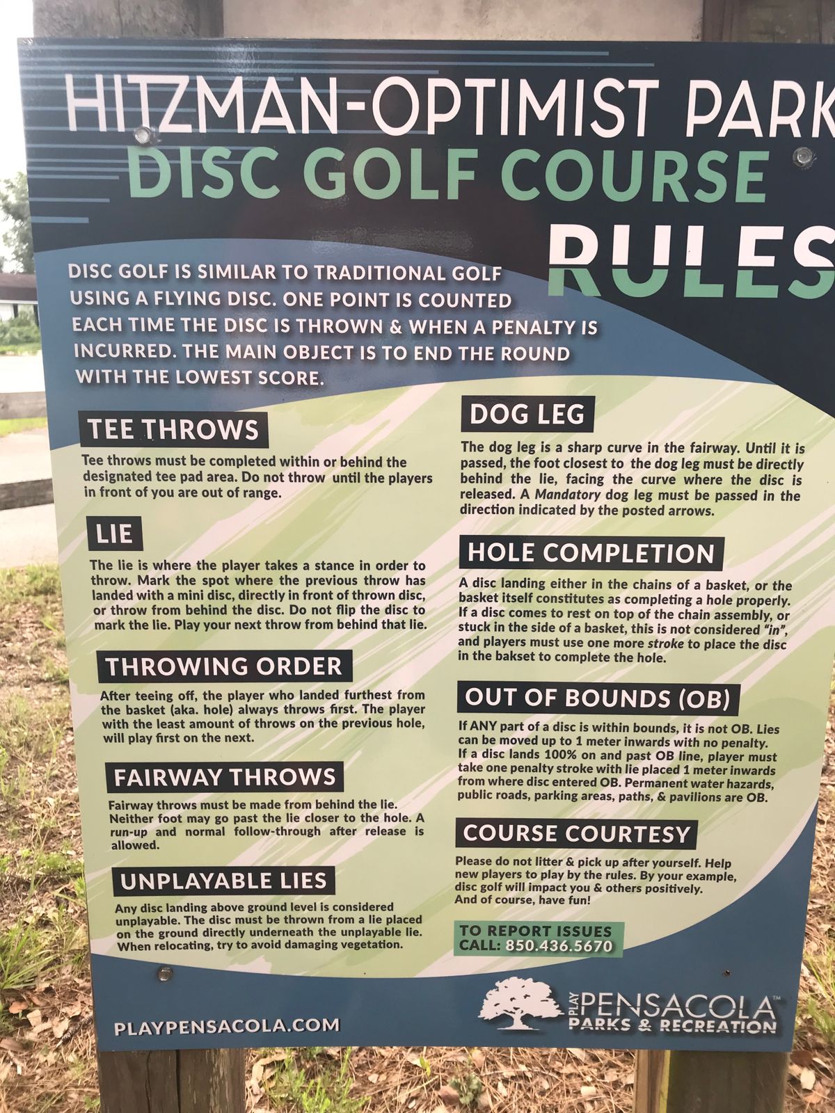 Course rules