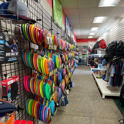 A whole wall of discs!