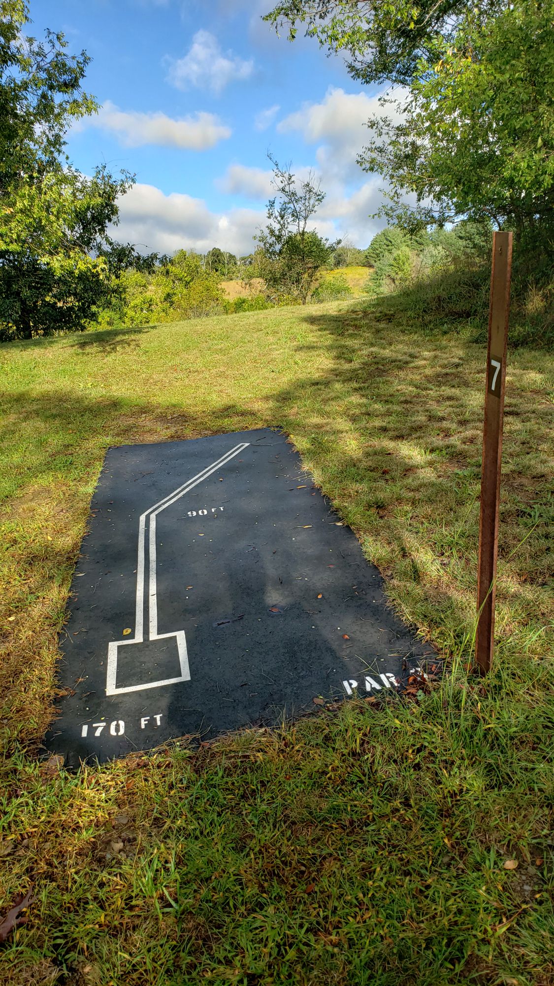 Hole 7 tee