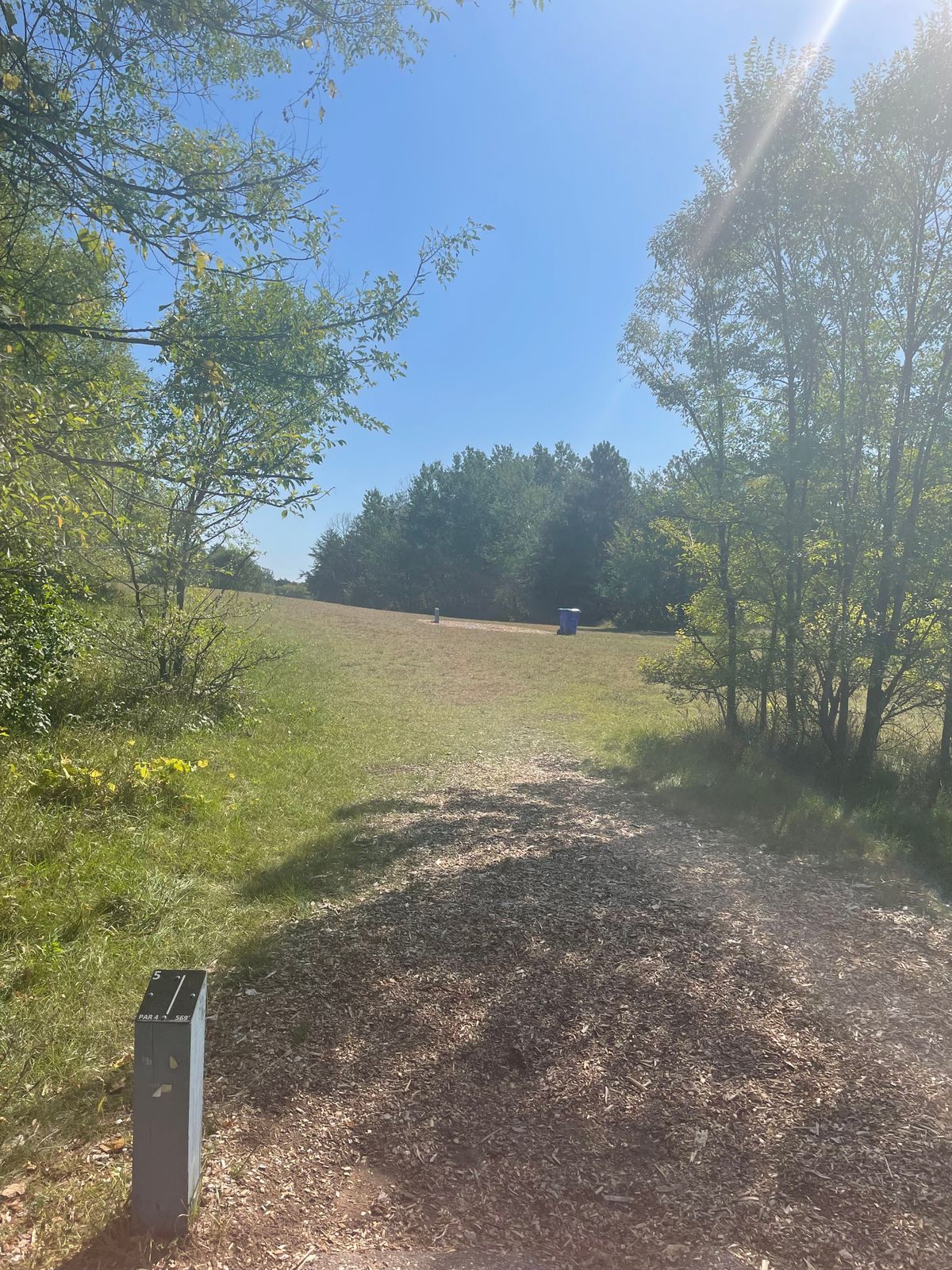 Hole 5 long tee