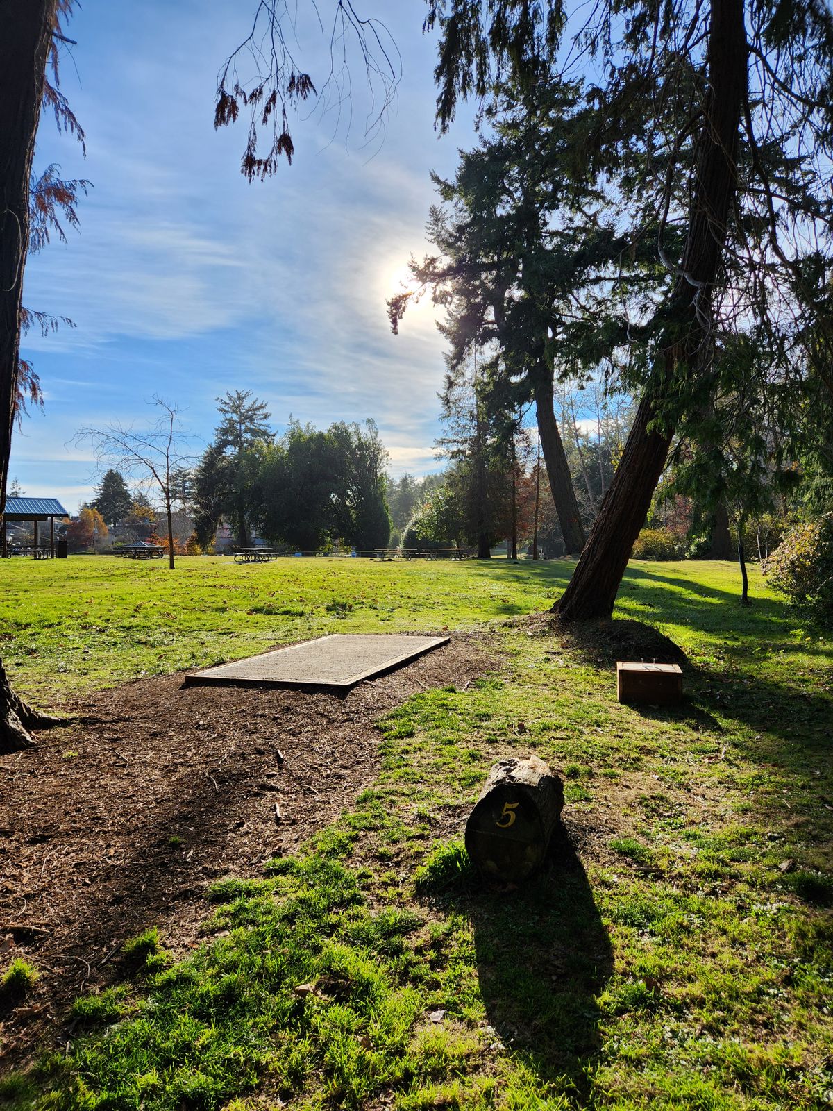 Hole 5 on a beautiful day