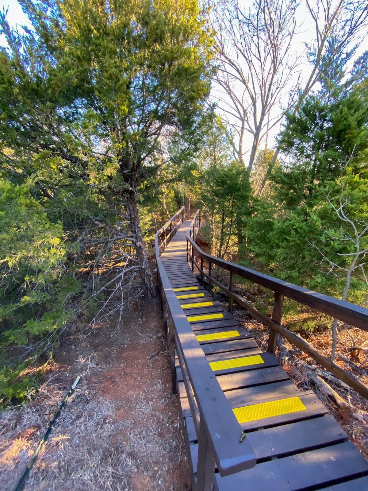 Fancy bridge on way to #2