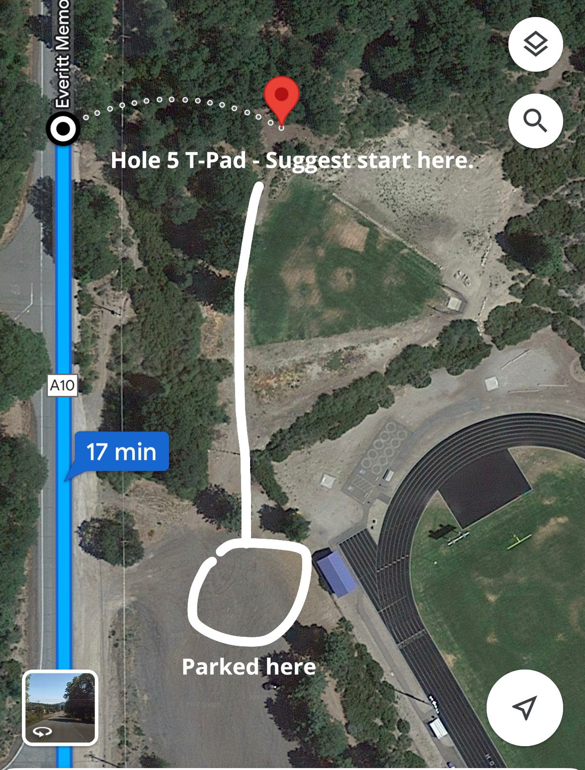 Park and start - suggestion.