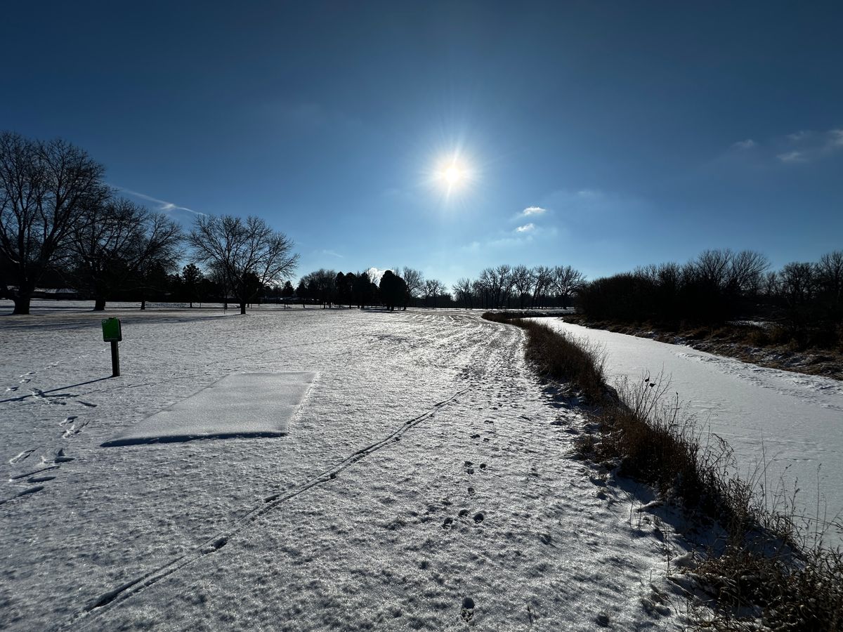 Hole 6 greens