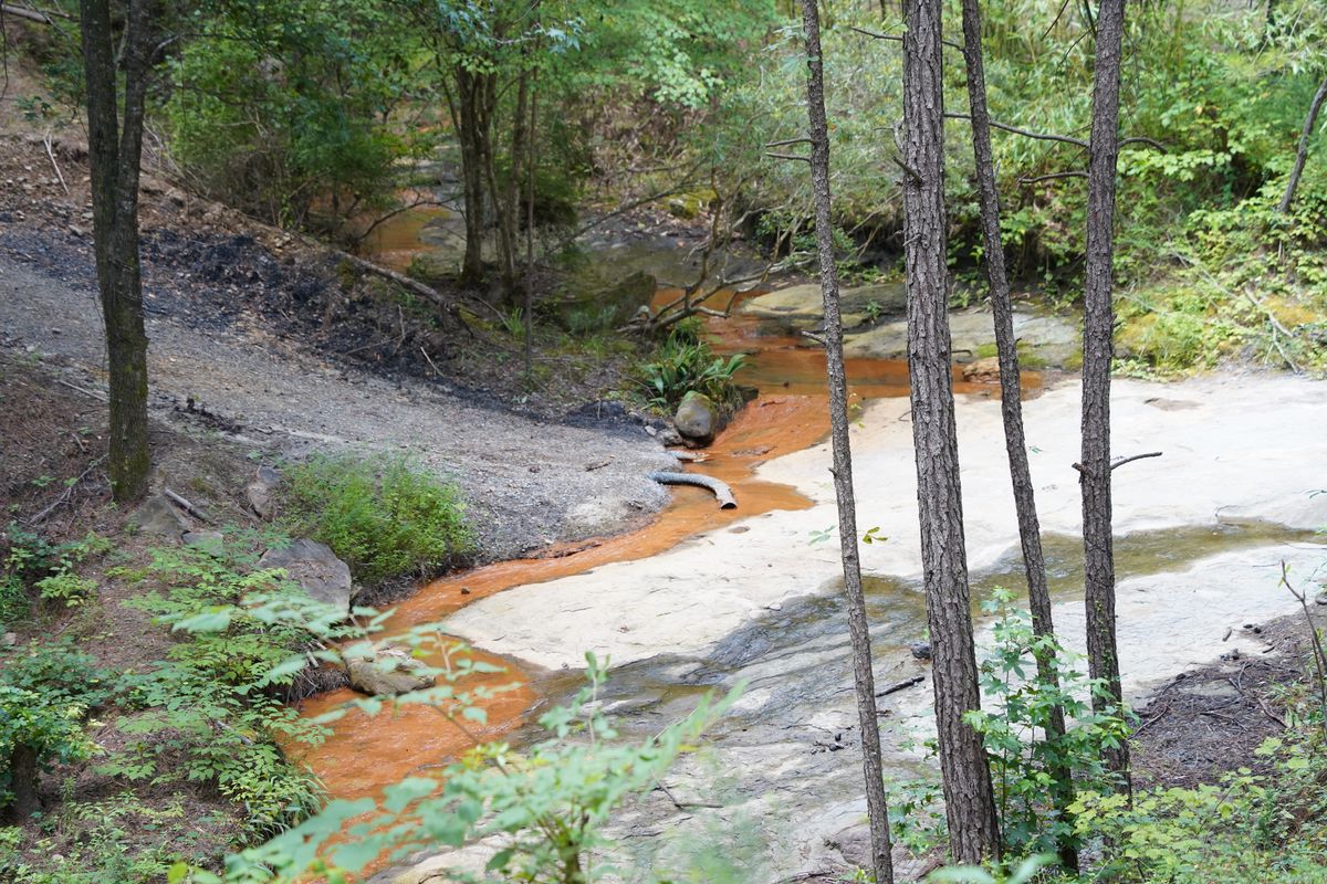 Creek on hole 1