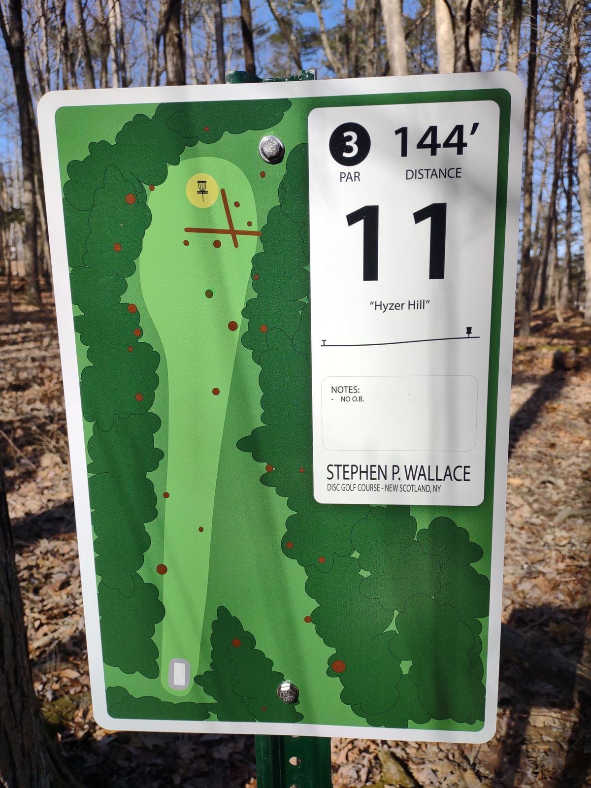 11 White Tee Sign