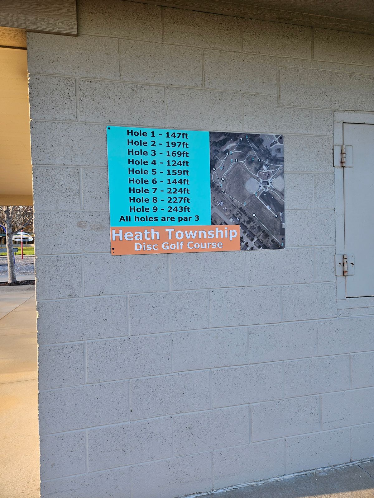 Course sign
