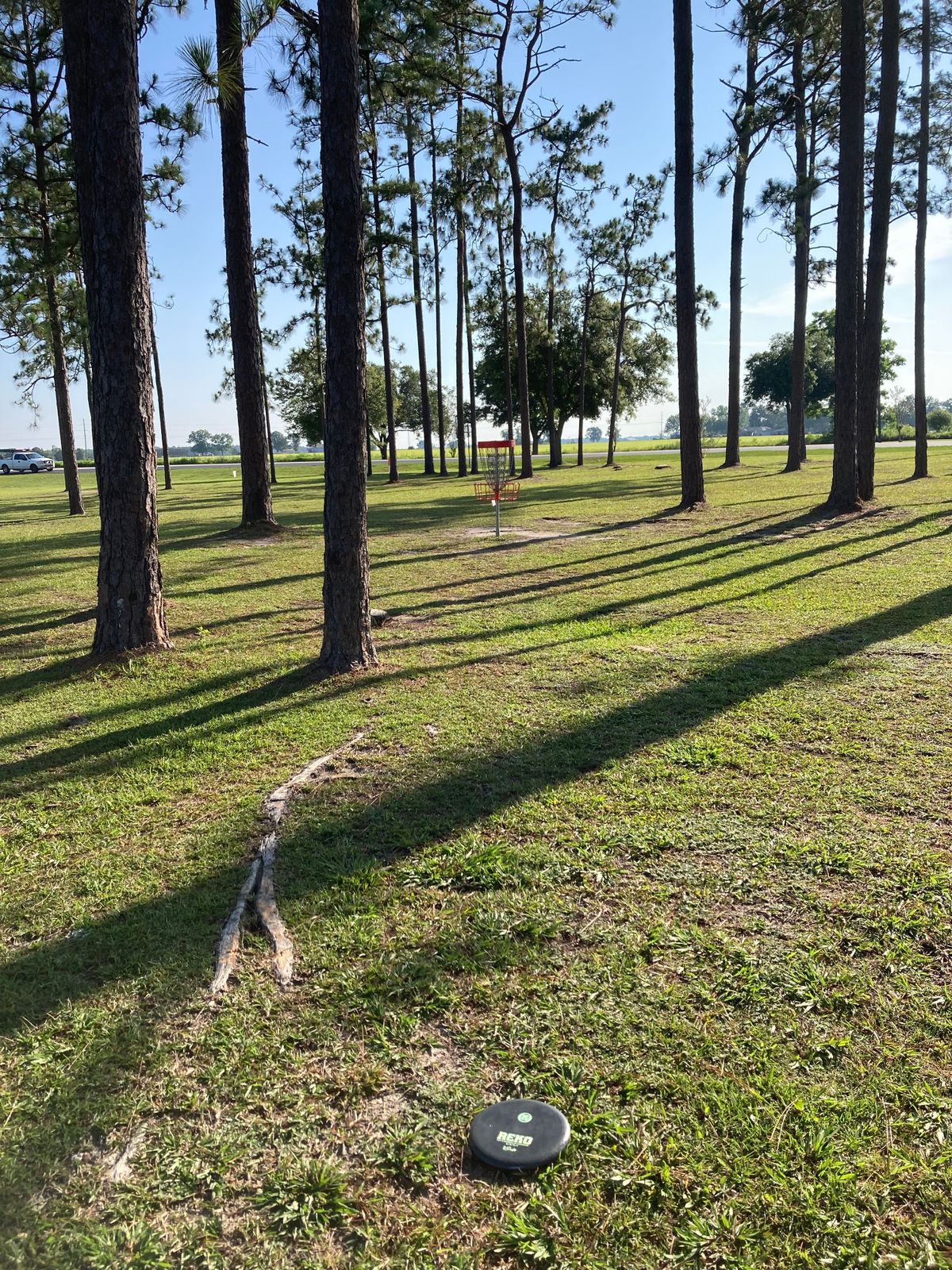Hole 9 basket
