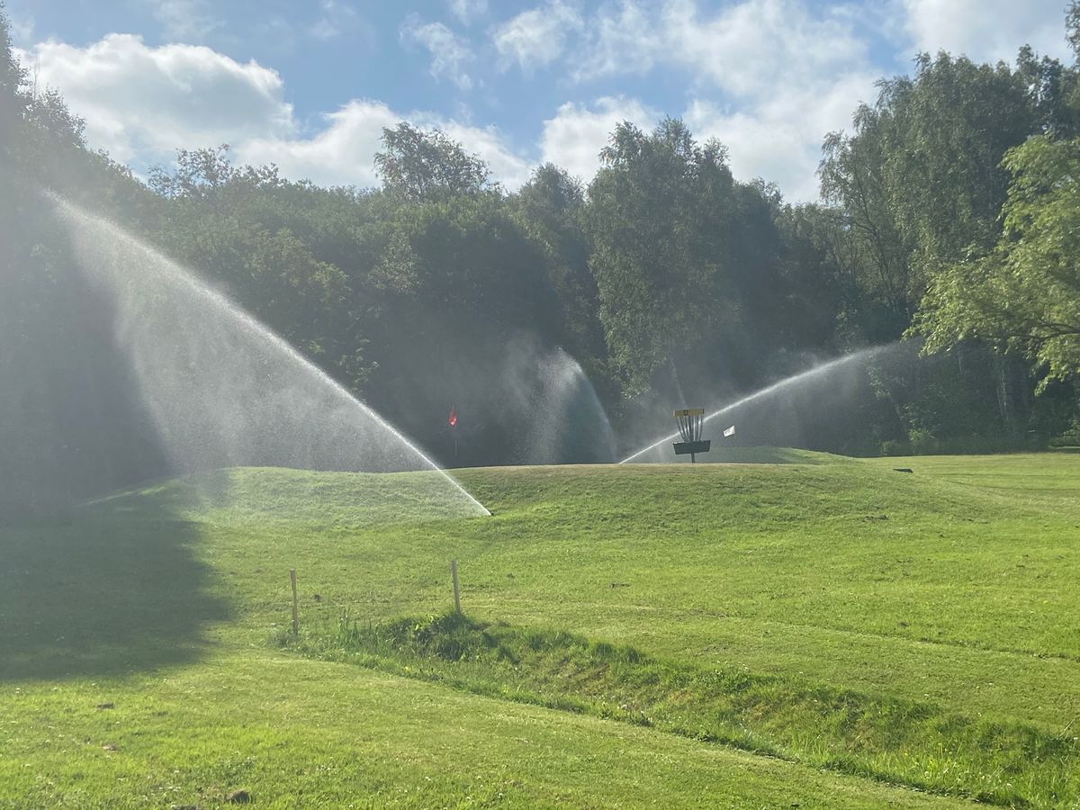 Bevattningssystem håller fairway grönt och fint