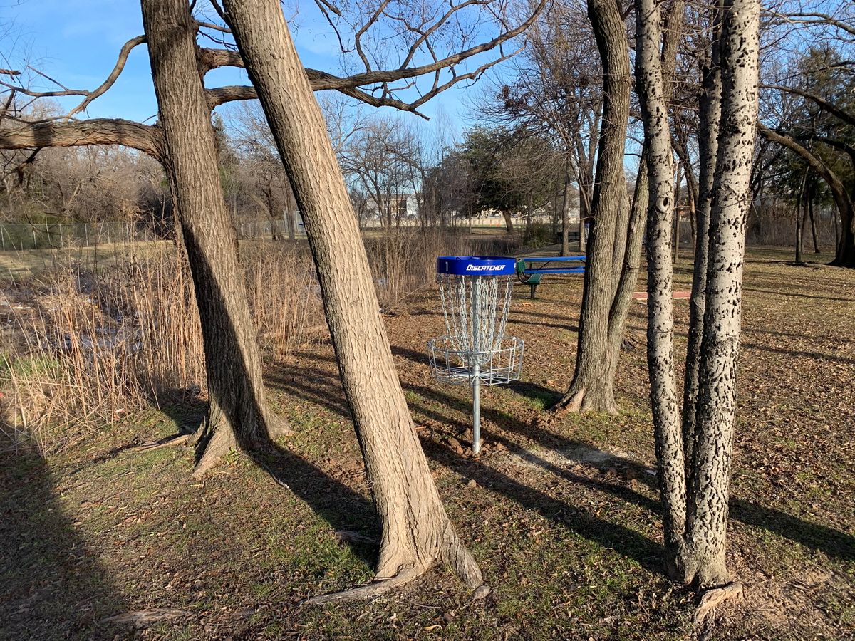 Hole 1. New Baskets!