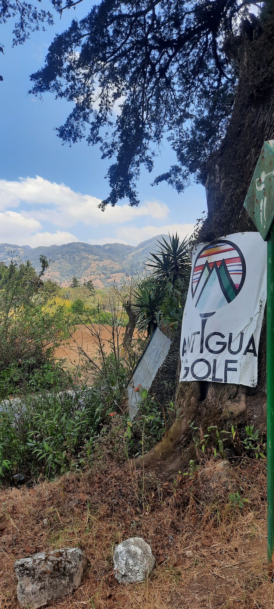 Signage for the old ball golf course