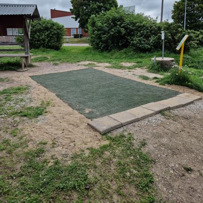 Ny tee hål 1, byggd höst -23