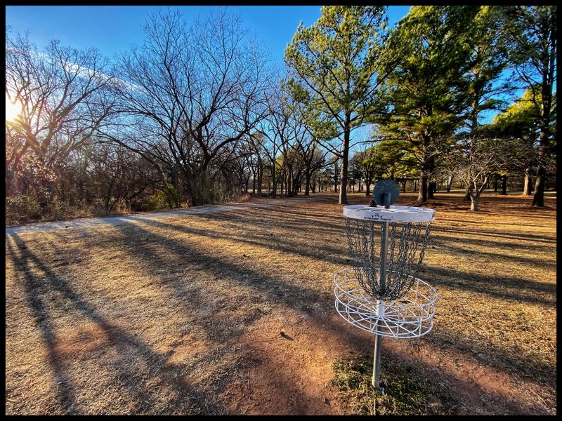 #18 green looking back- creek to left