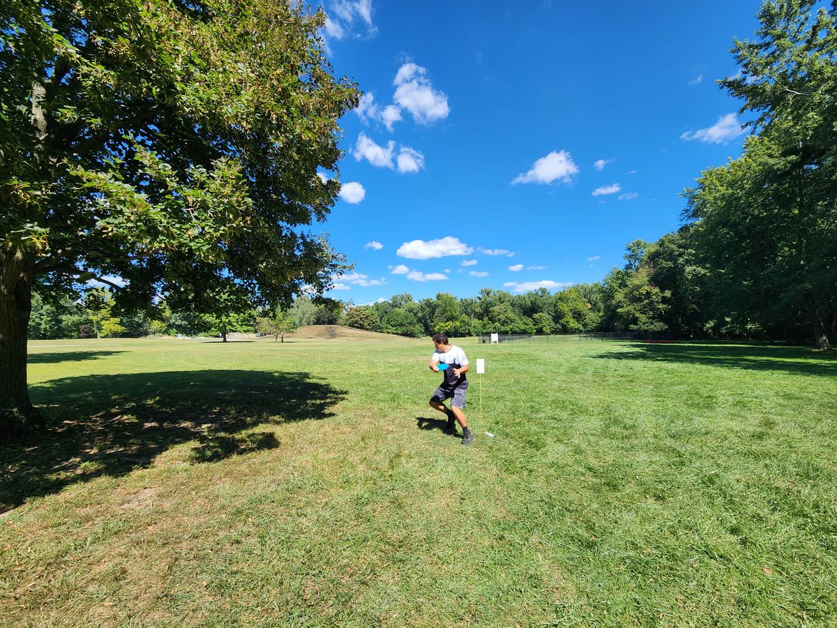 A beautiful shot from our first sanctioned tournament. This was from a temporary hole due to the Blueberry Festival.