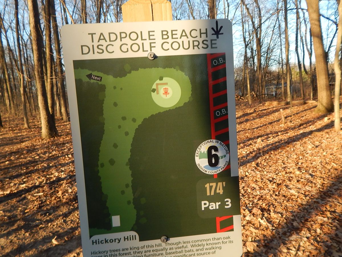Hole 6 sign