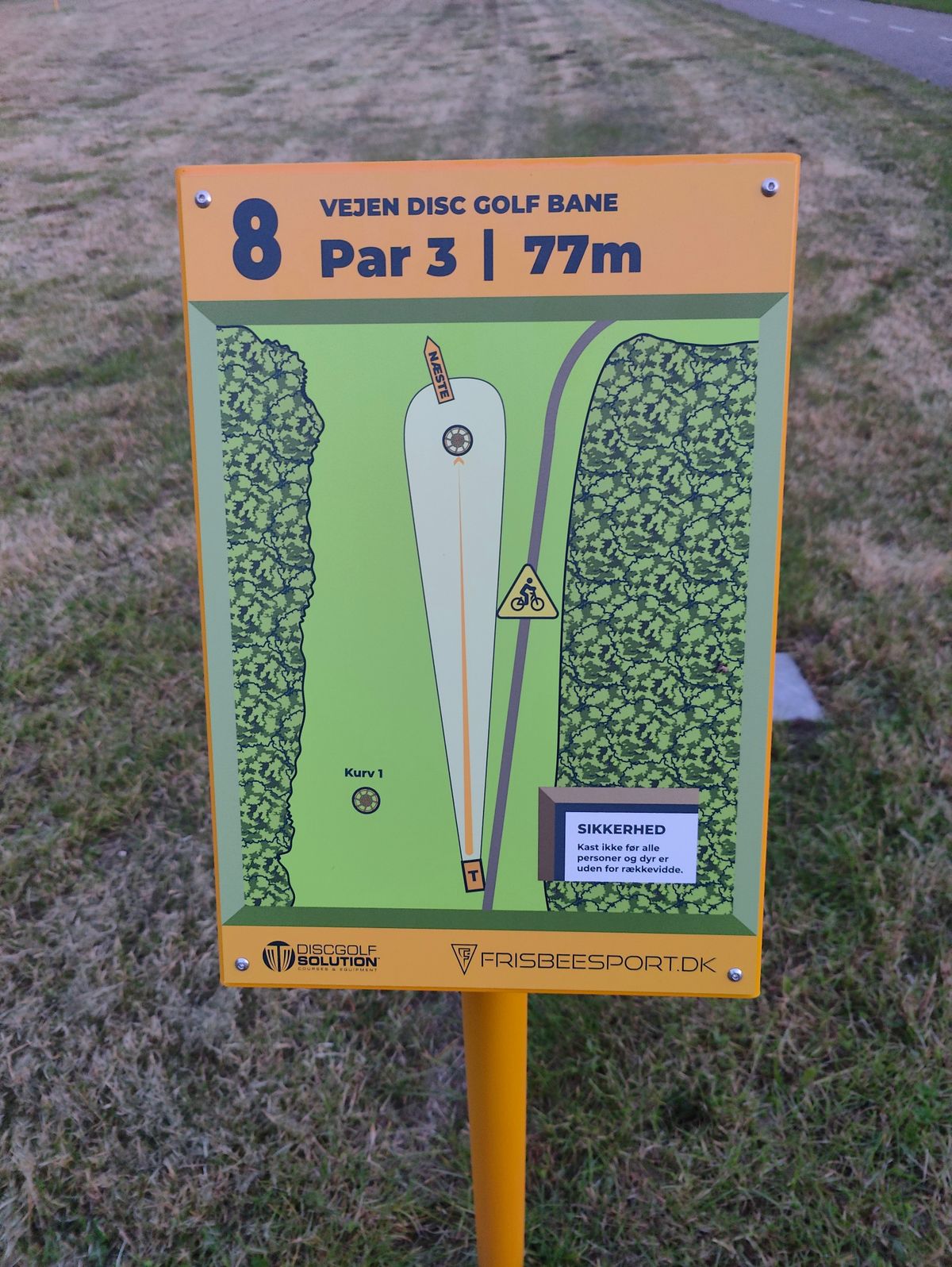 Vejen Disc Golf Bane Hul 8