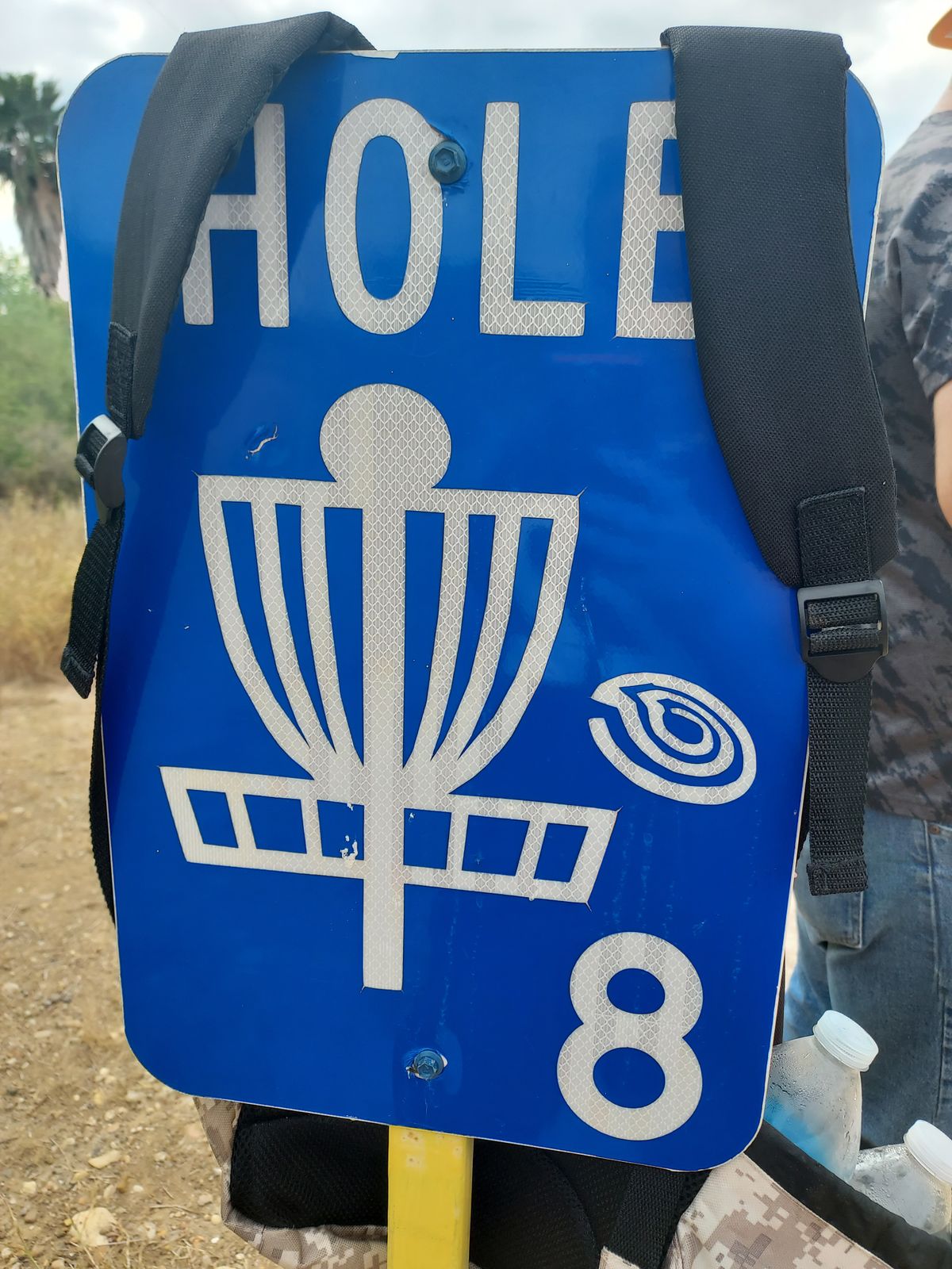 Hole 8 sign