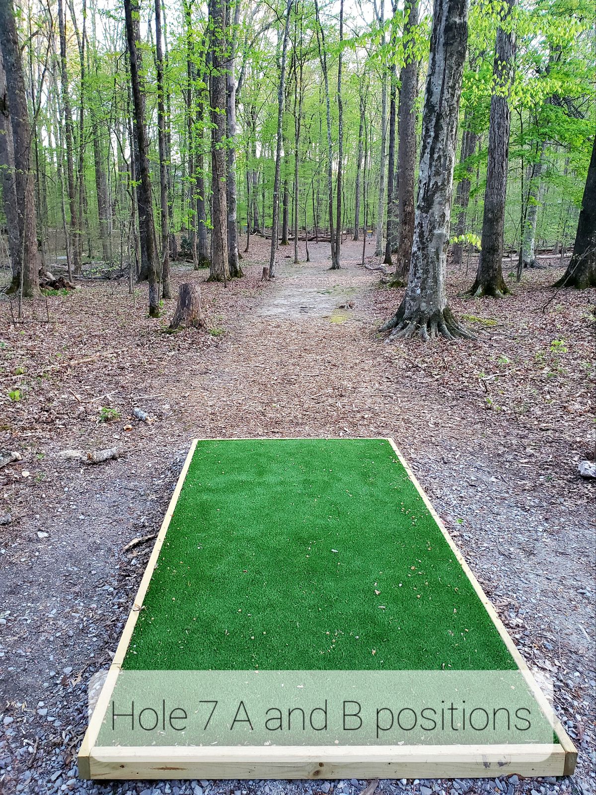 Hole 7
A and B tee pad locations