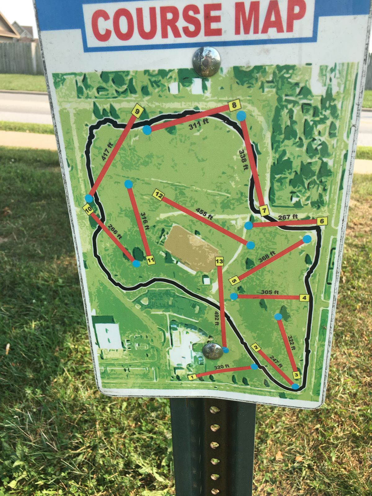 Course layout.