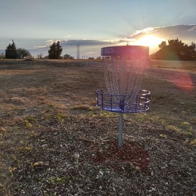 Sunset on 18