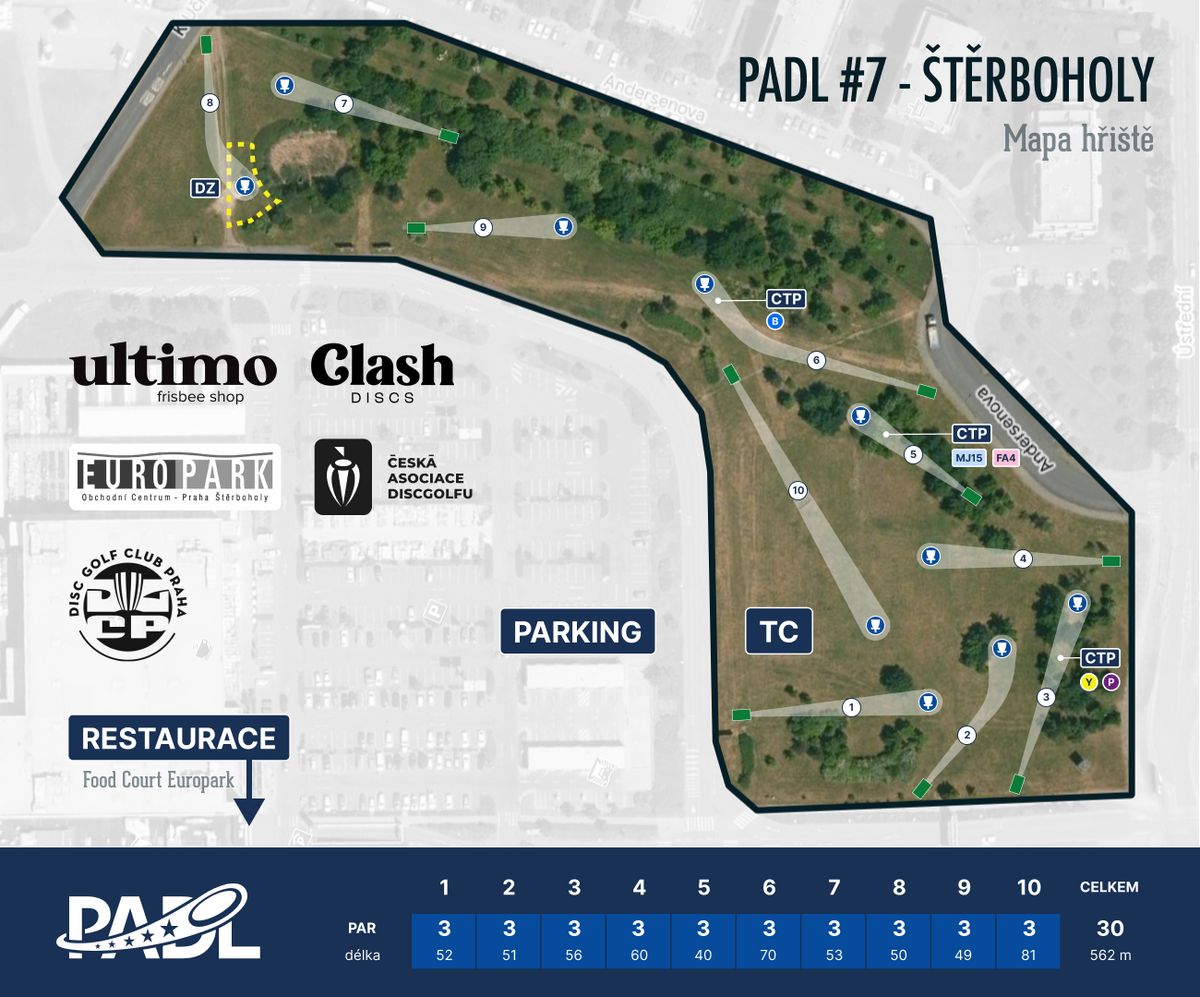 PADL 2024 - 10 holes layout