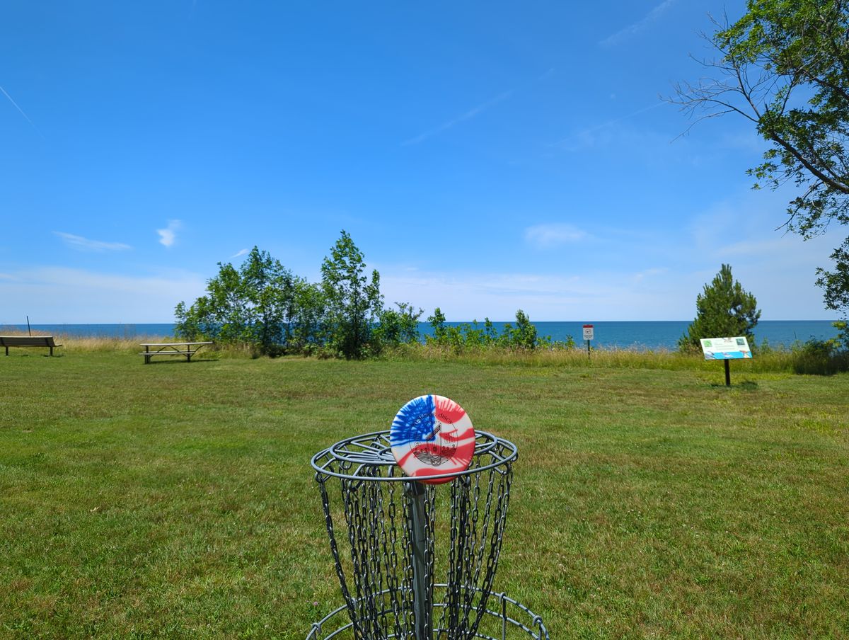 Scenic view from the basket on 18