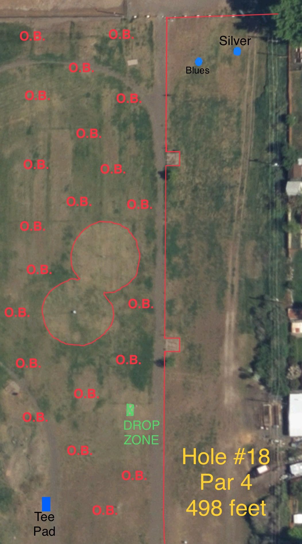 Hole #18 Par 4 changes as of 1/31/24