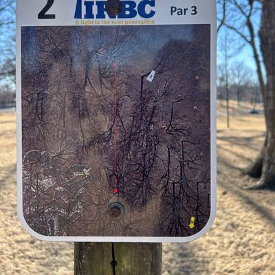 Signage example - hole 2