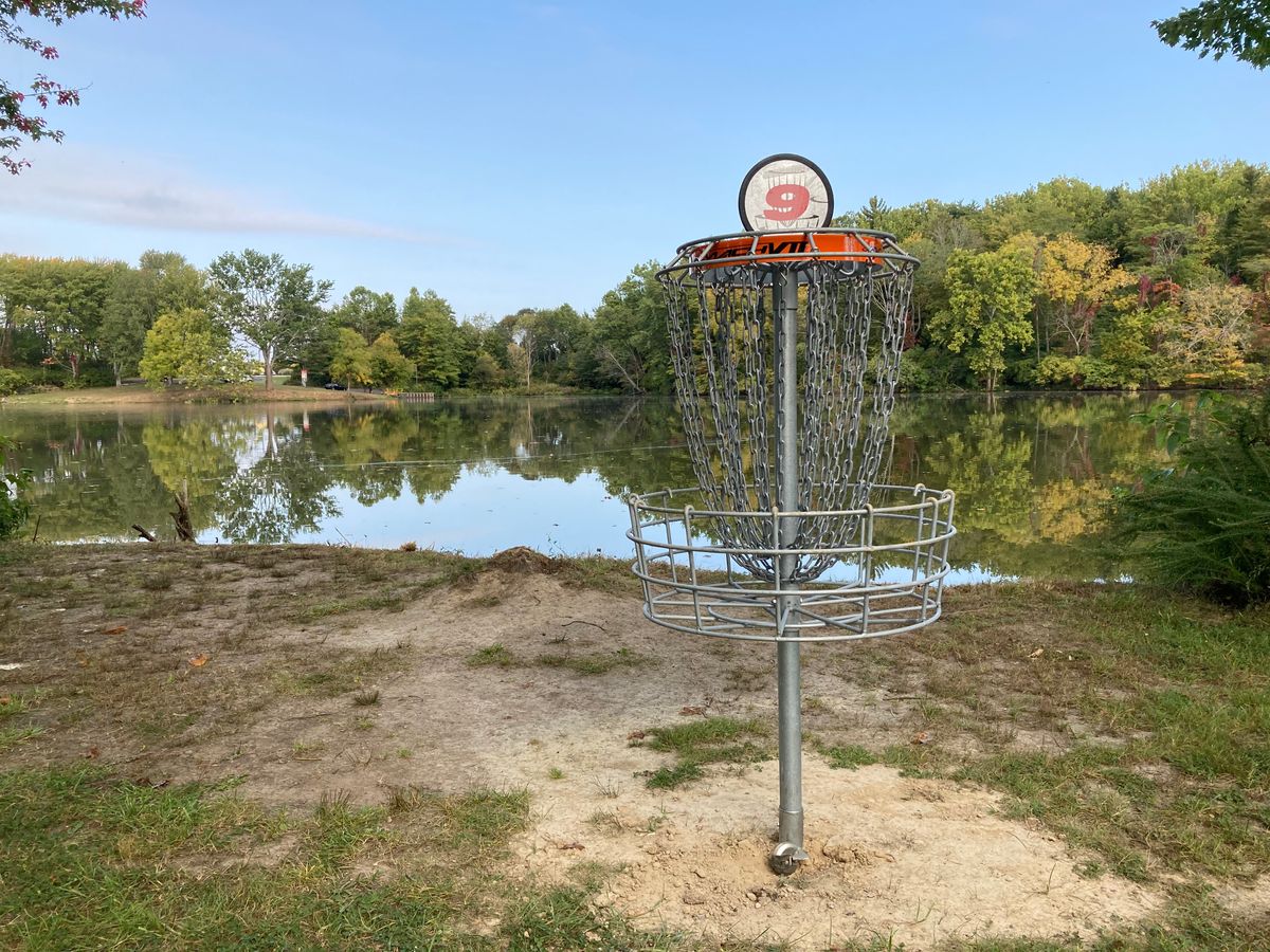 Hole 9 putting green
