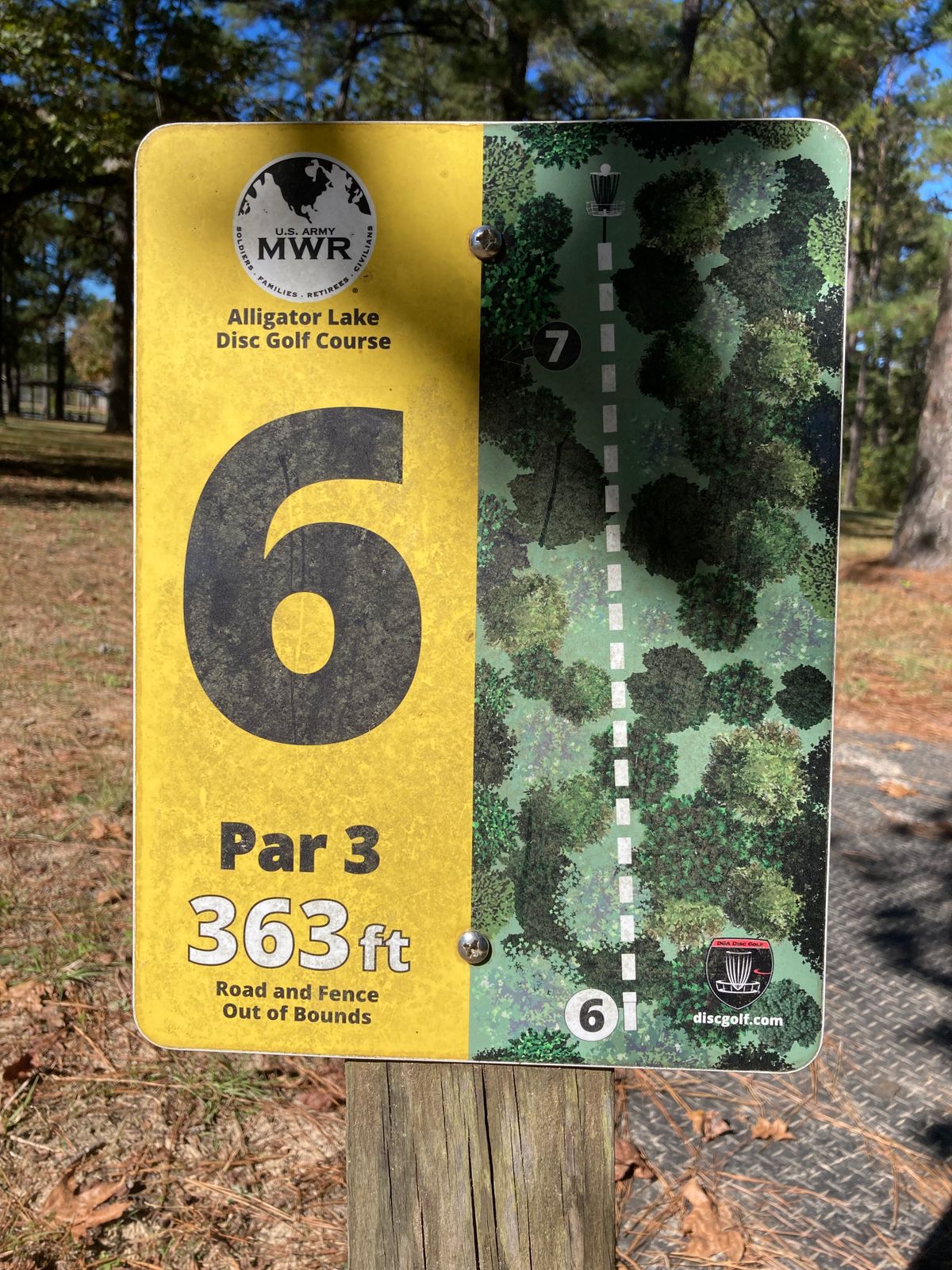 Hole 6 Layout