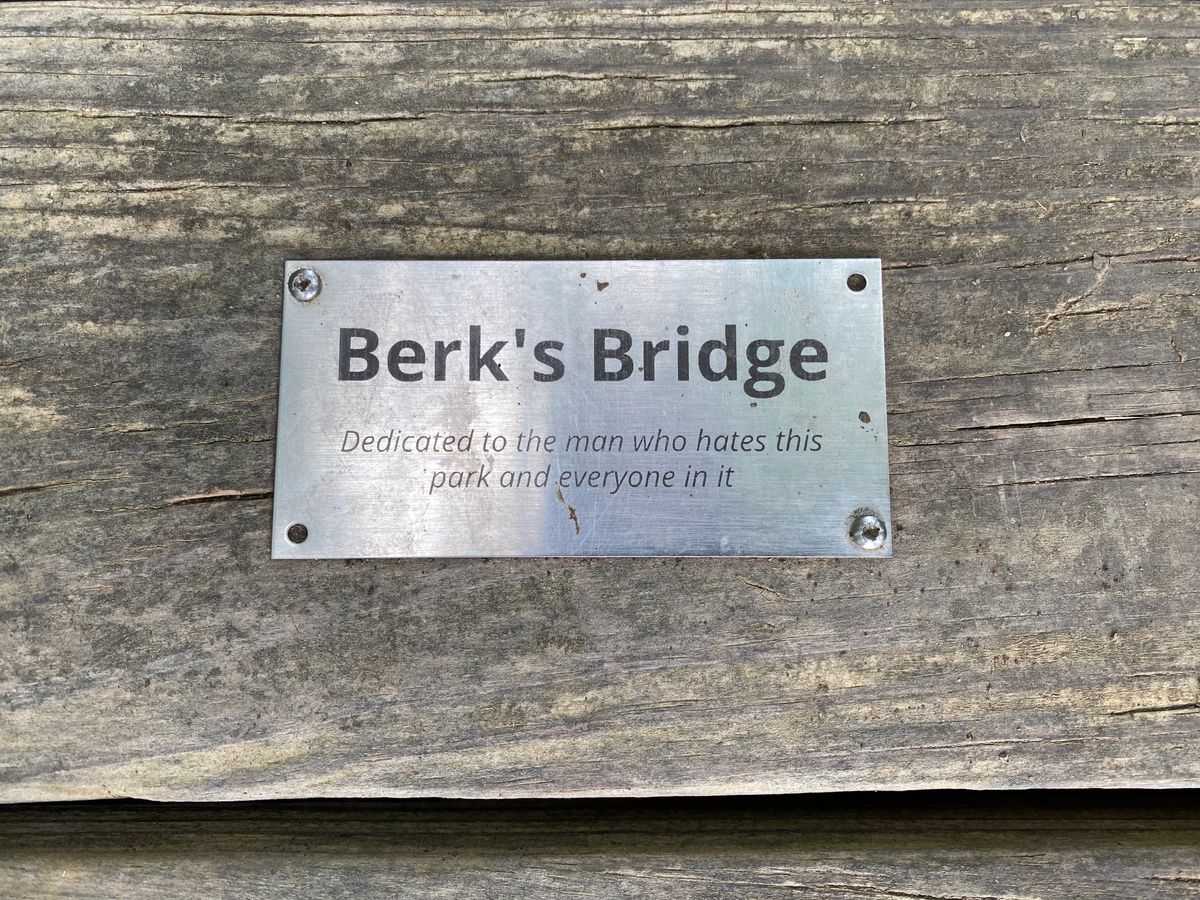 Berk seems like a lovely person.