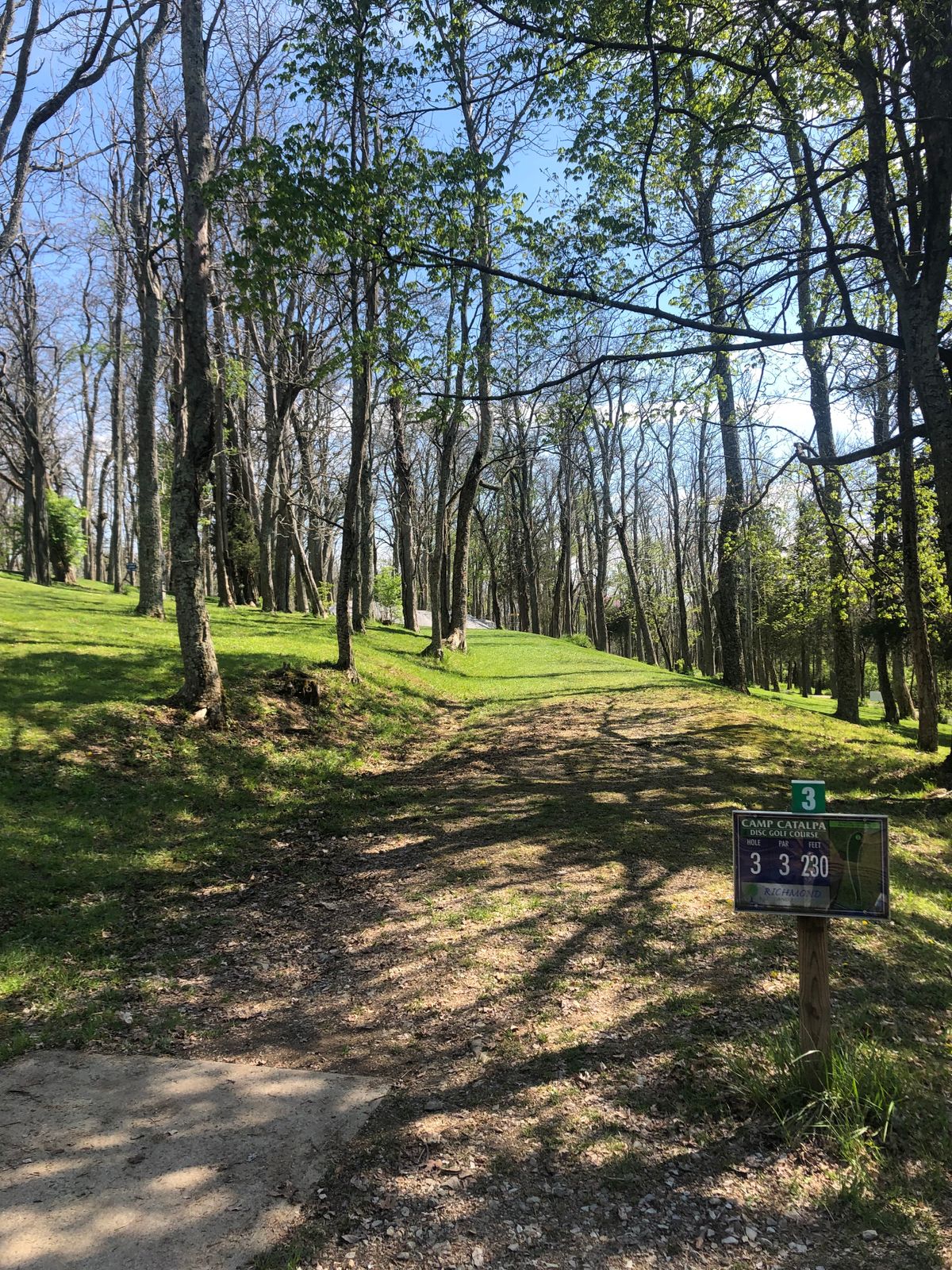 Hole 3 tee