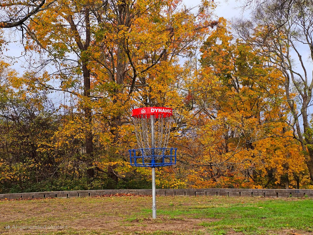 Practice basket in full fall glory