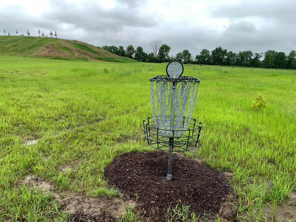 Hole 7 basket to tee