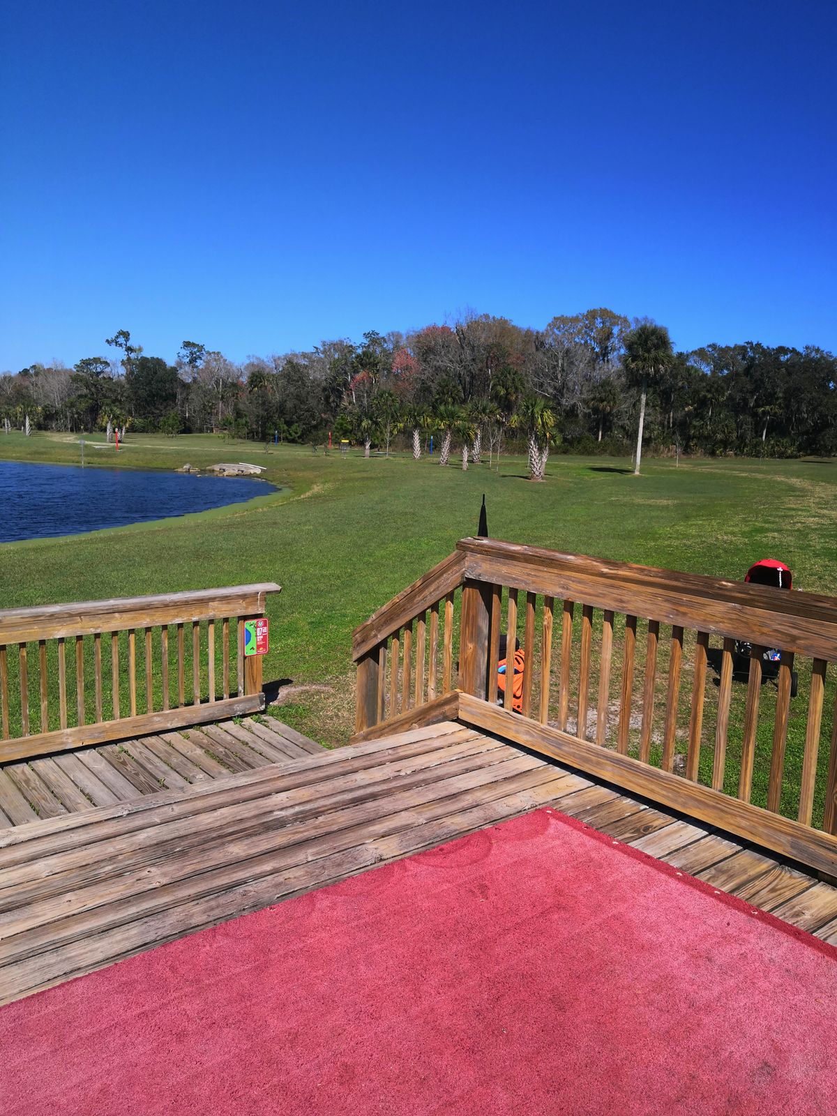 Views from the tee pad of hole 7