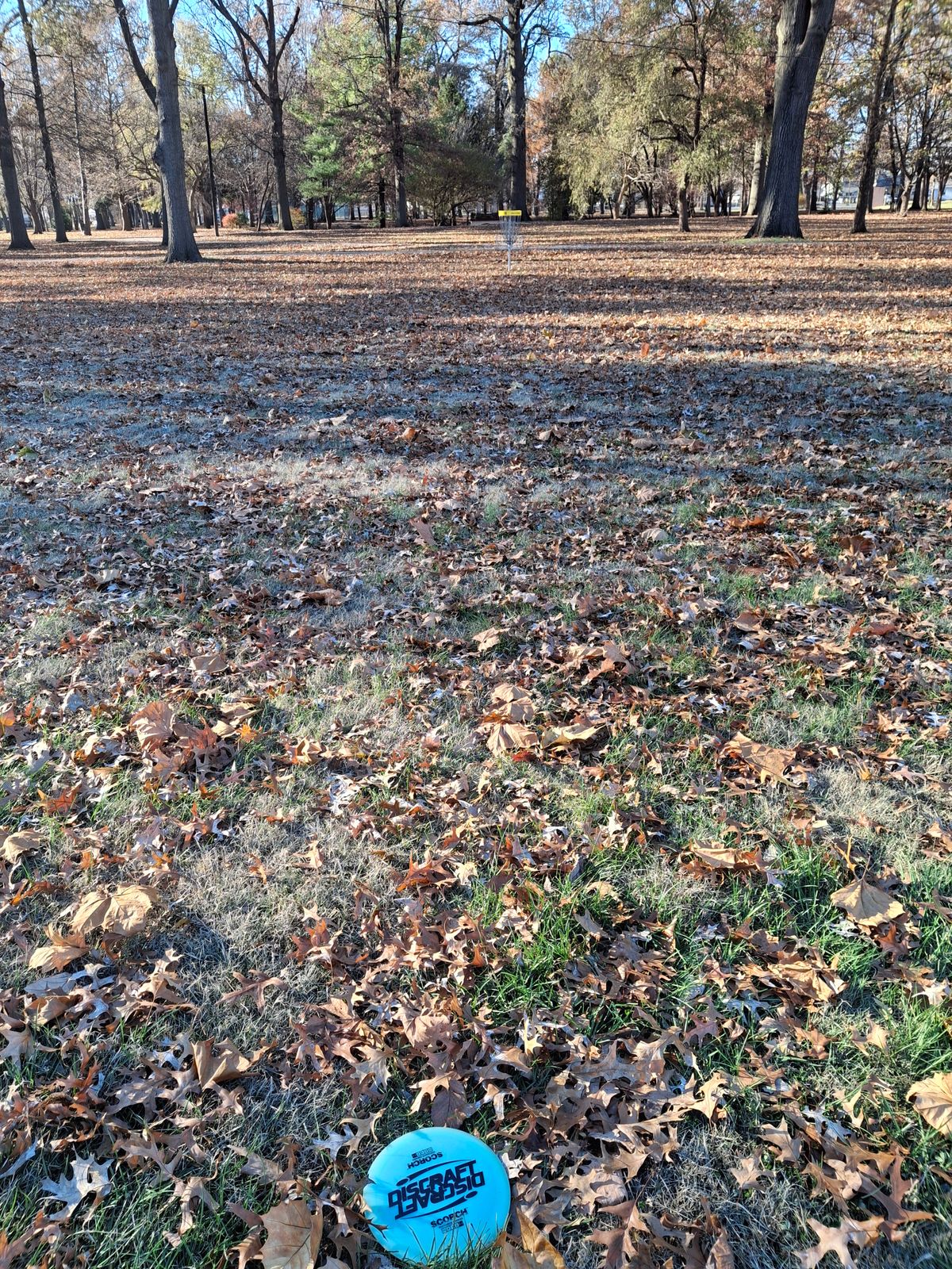 Hole 18 in the fall