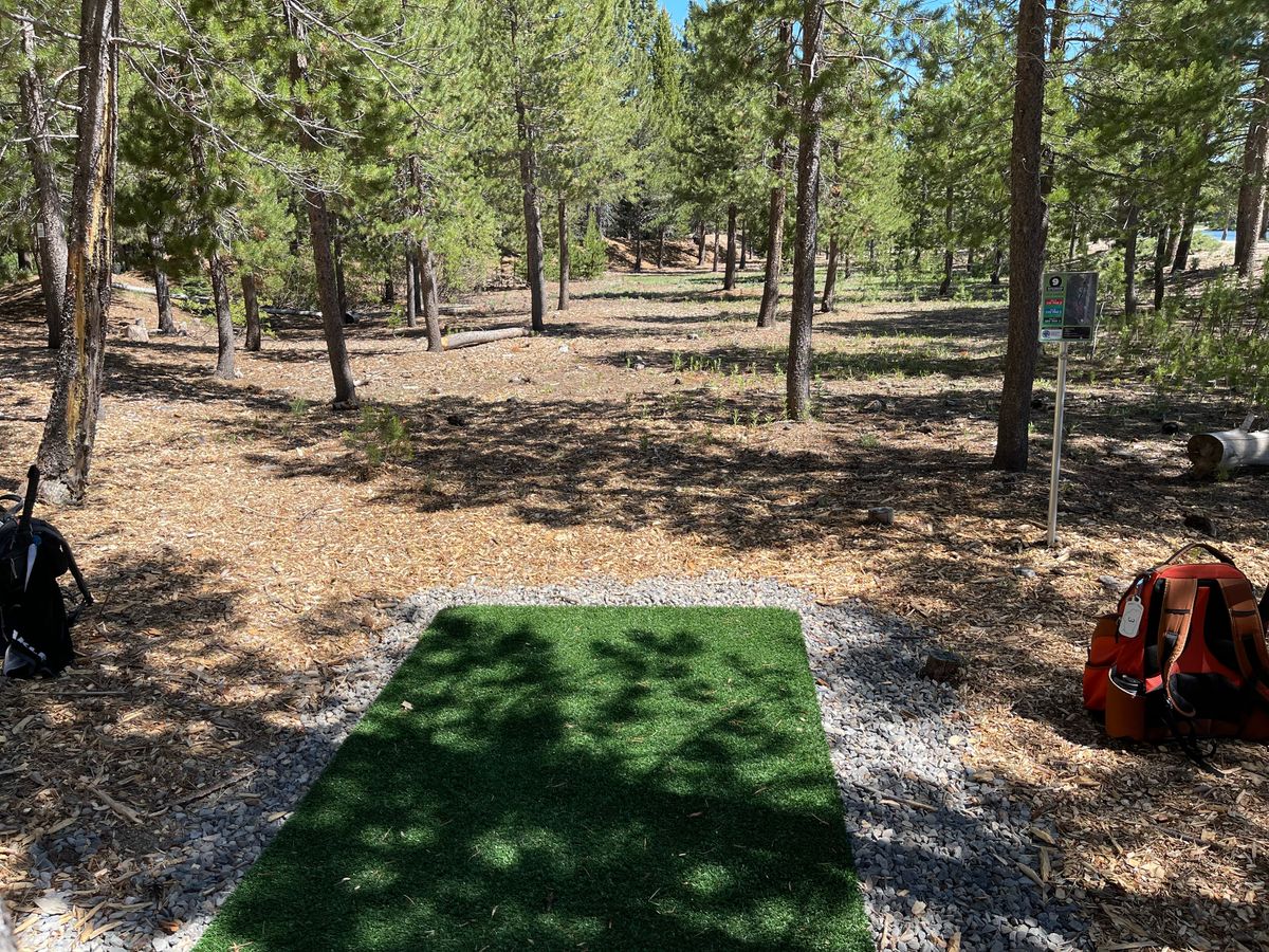Hole 9 tee, “Lake Baron”
