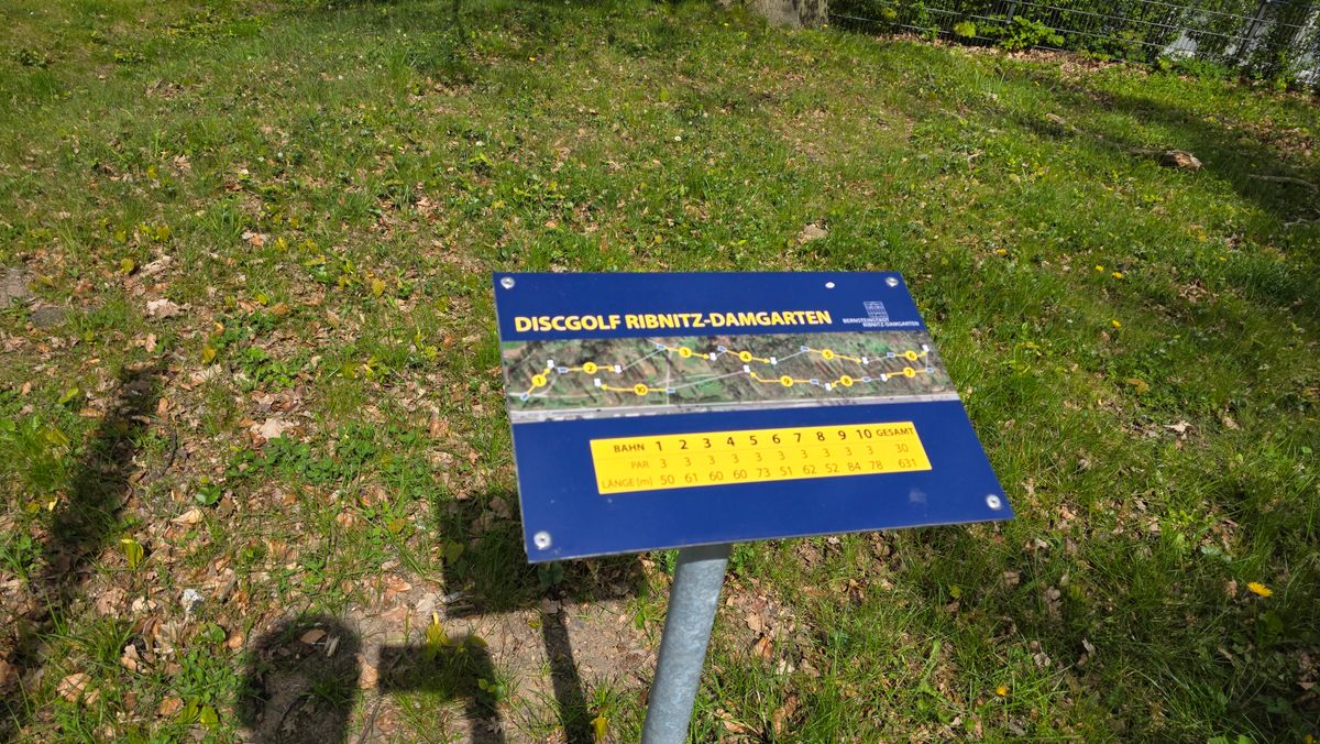 Übersicht am Parkplatz
