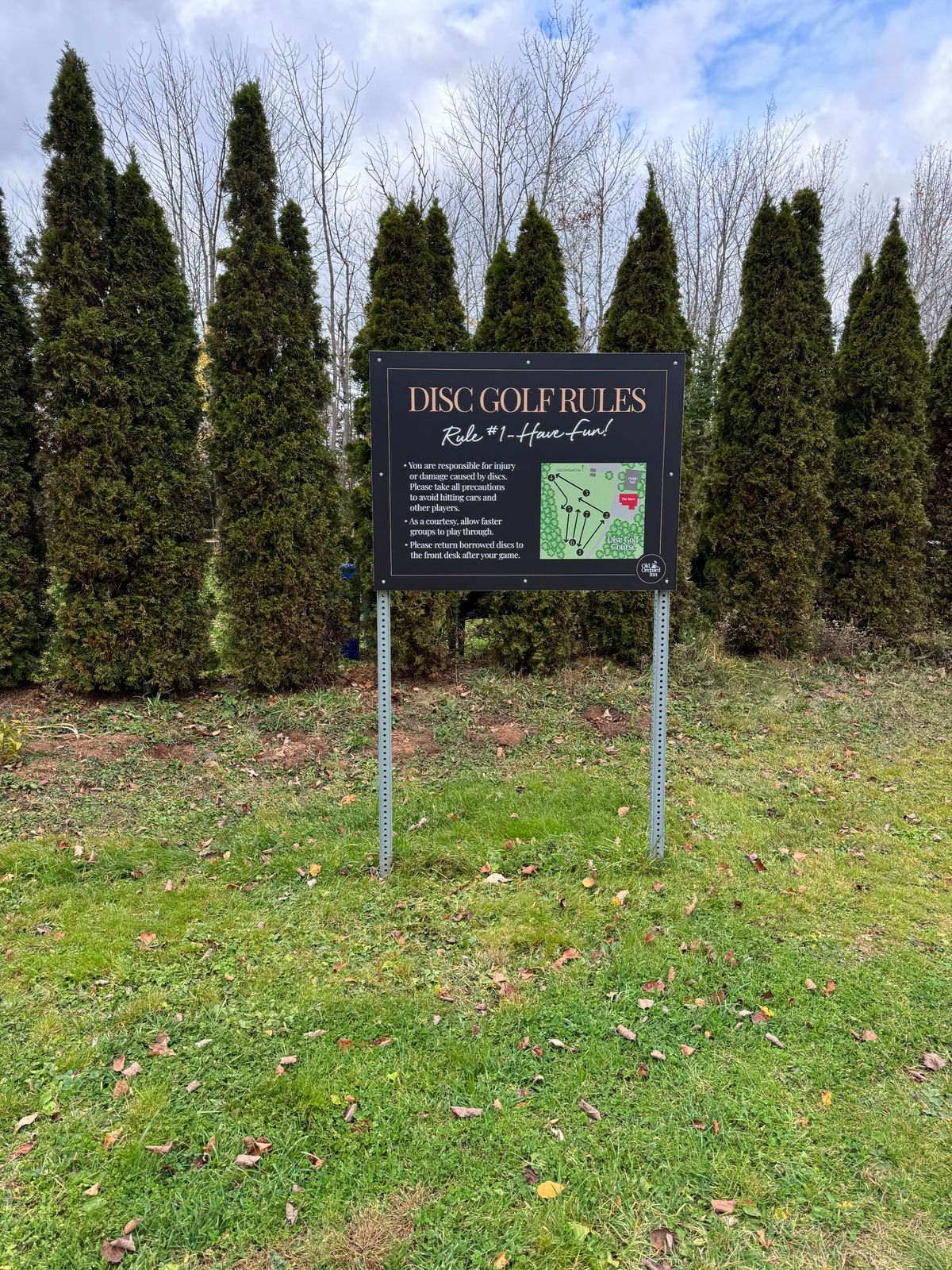 Welcome sign!
