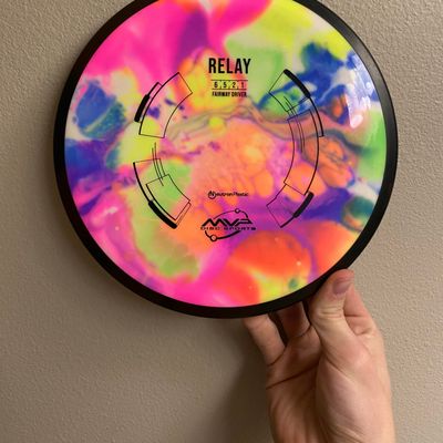 One of the custom dyed discs I bought.