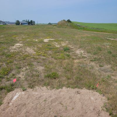 Tee #2 with Basket on Hill in Distance