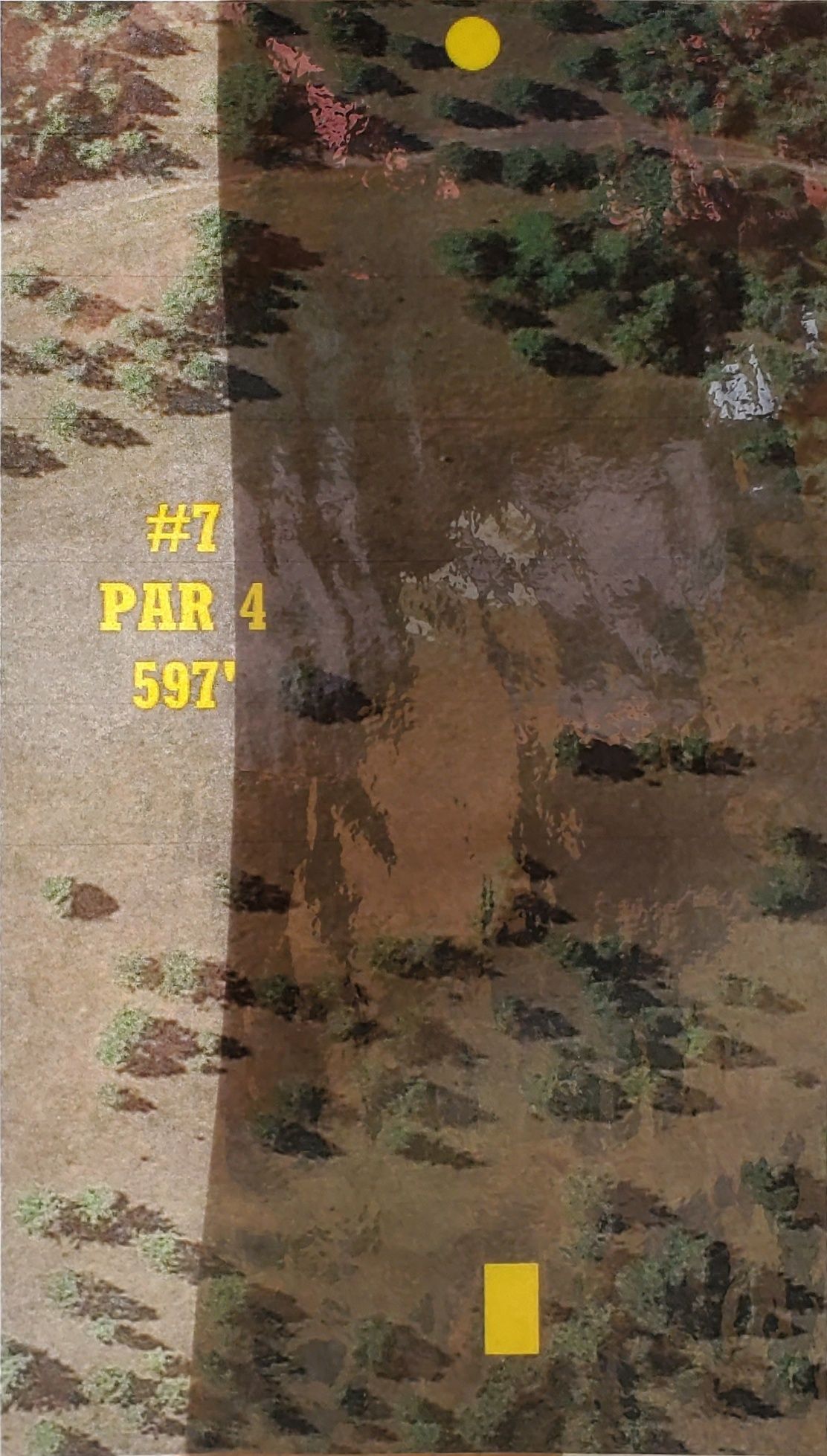 Tee sign hole 7